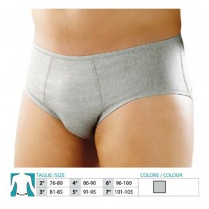 Slip uomo per ernia in cotone