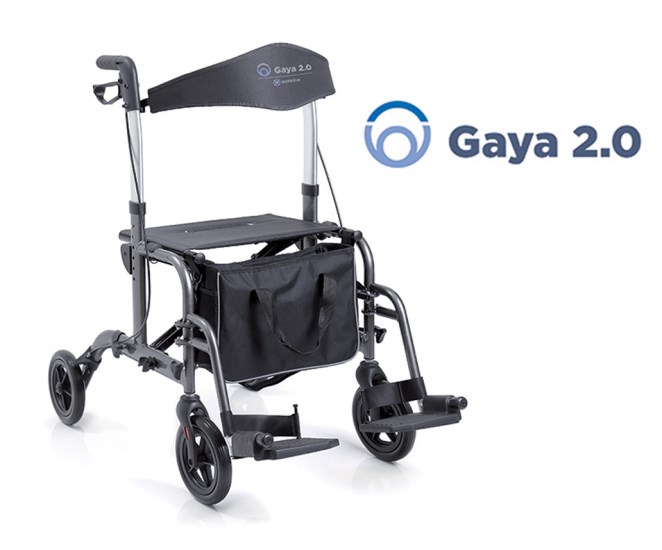 Rollator ibrido carrozzina/deambulatore Gaya 2.0 Moretti