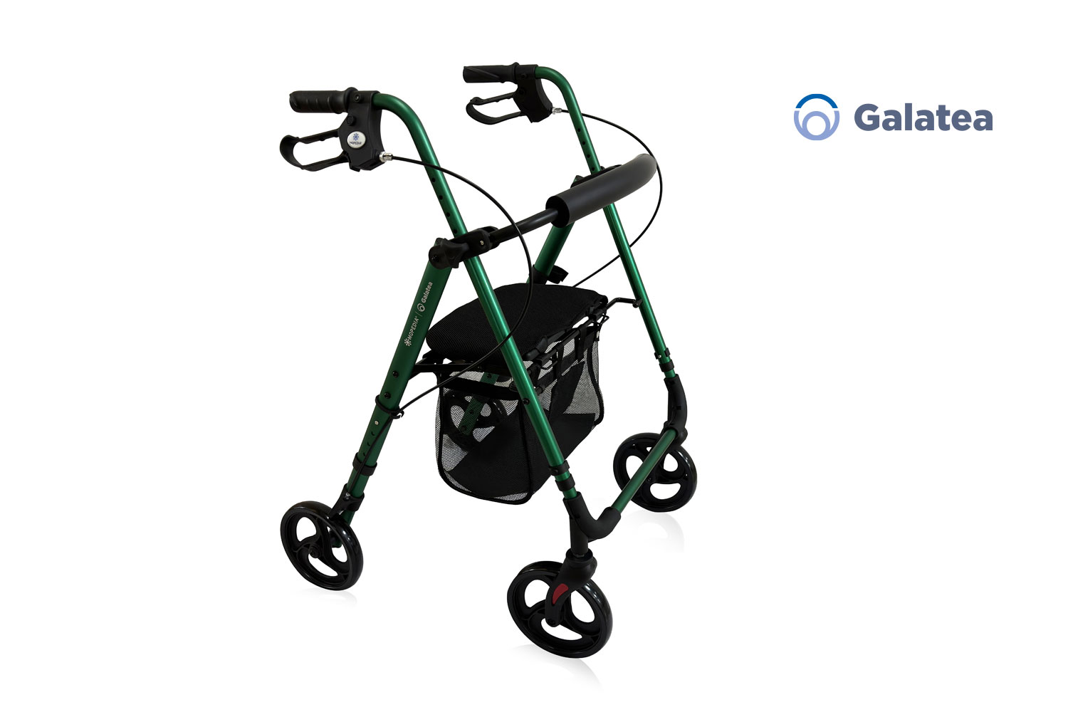 Rollator deambulatore pieghevole in alluminio Ultraleggero Galatea - Moretti