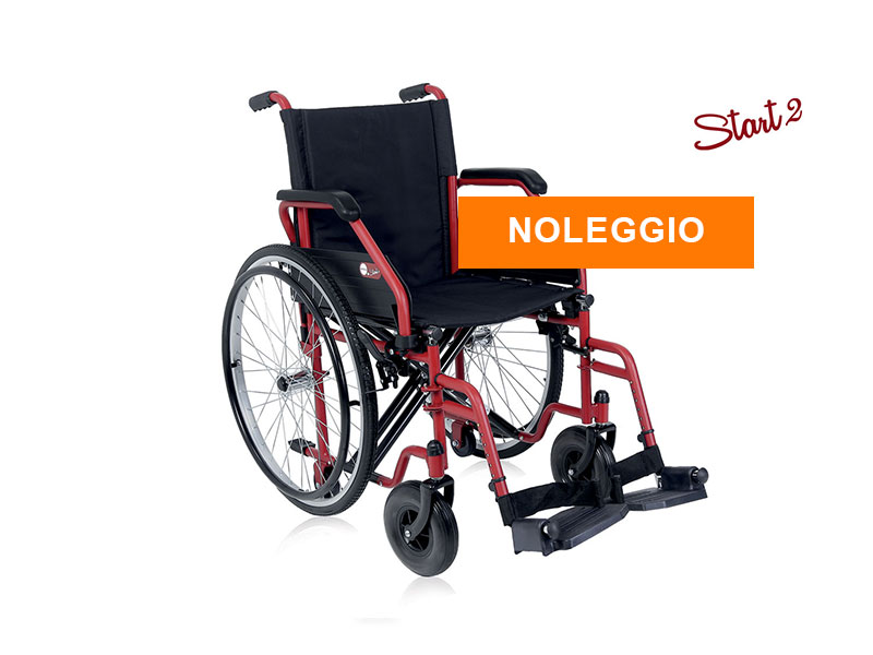 Carrozzina pieghevole ad autospinta Start 2 Moretti - <span class="orange">Noleggio</span>